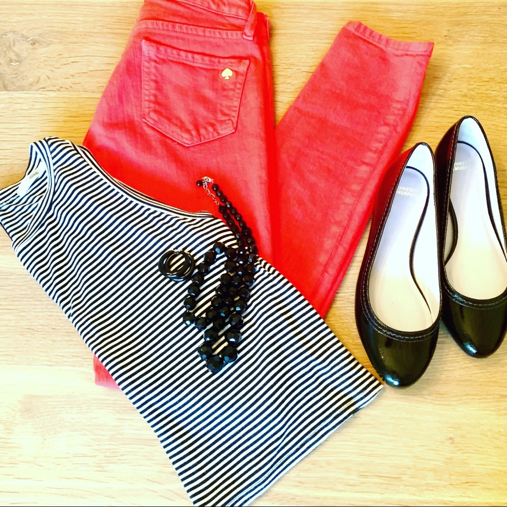 RED KATE SPADE JEANS WOMENS